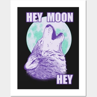 Hey Moon Hey Posters and Art